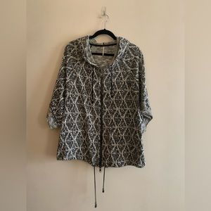 Free People Oversized Zip Sweater